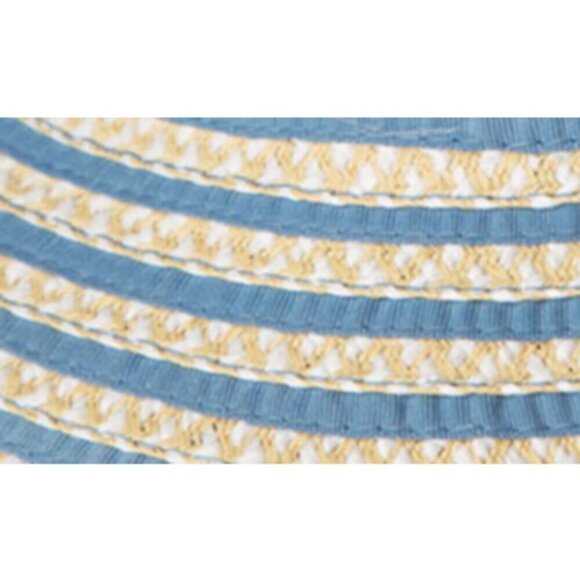 💕ERIC JAVITS💕 Brooke Packable Squishee Visor ~ UPF50+ Blue Mix One Size NWT - Picture 4 of 14